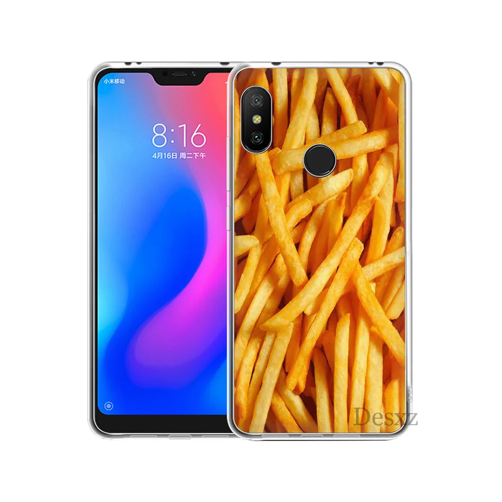 Чехол для телефона Fries Burger Pizza Обложка Redmi Note 3 4 4X5 Pro 5A A Prime | Мобильные телефоны и
