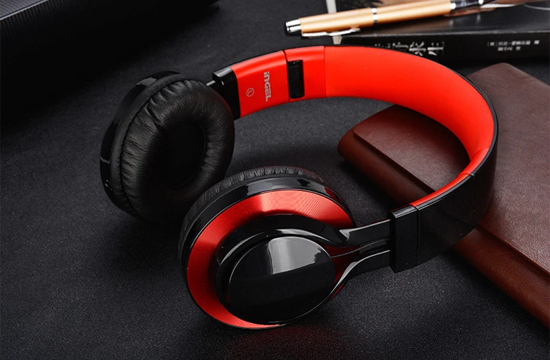 Новые проводные наушники с микрофоном Накладные бас HiFi Звук музыка стерео для