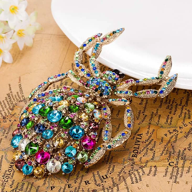 Ювелирные изделия Black Jet брошь в виде паука мужские ювелирные colar Masculino Лучшие