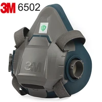 3m 6502 respirator mask standard edition high quality respirator mask can be used with 3m 6000 series filter dust gas mask