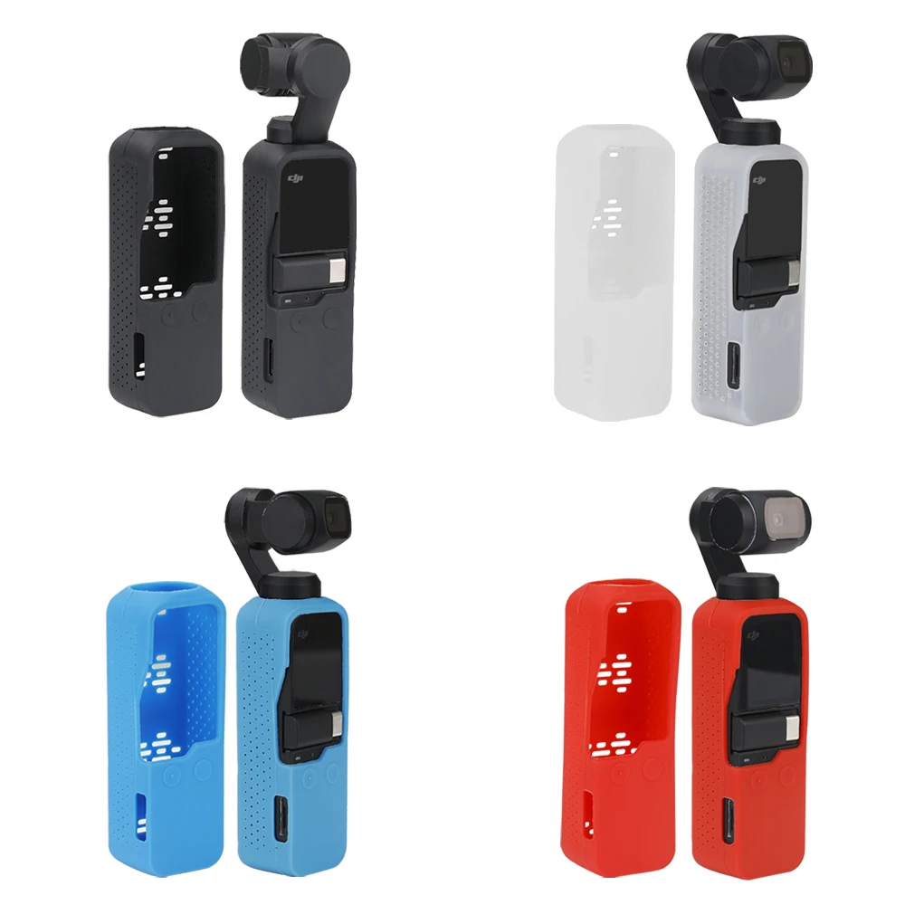 Силиконовый защитный чехол для корпуса с теплоотводом и шнурком DJI OSMO Pocket Gimbal Camera