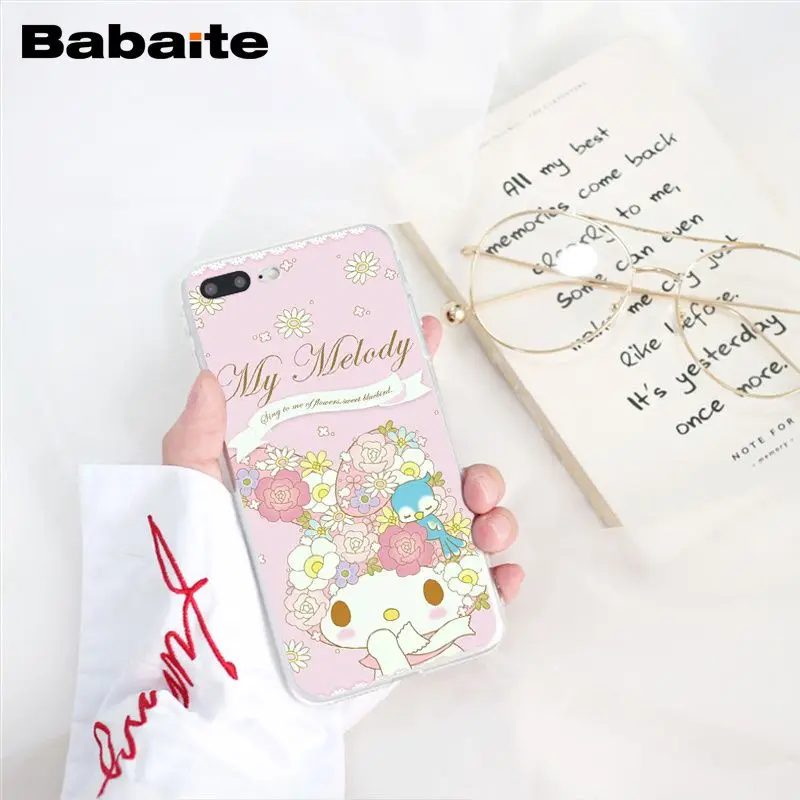 Babaite милый чехол для телефона My Melody Little с двумя звездами для iphone 11 Pro 11Pro Max 8 7 6 6S Plus X XS MAX 5 5S SE XR