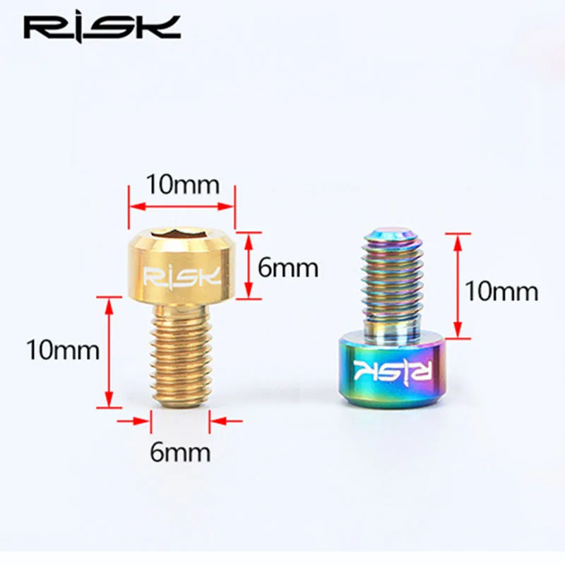 M6x10mm V Тормозной болт для шоссейного велосипеда из титанового сплава MTB зажим