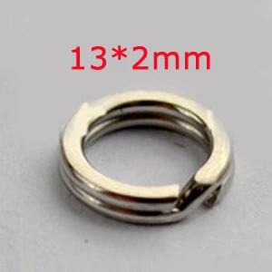 100pcs Size 8 100 шт./партия, кольца для приманки из нержавеющей стали, соединительное рыболовное кольцо без ржавчины в соленой воде - Цвет: 100pcs Size 8