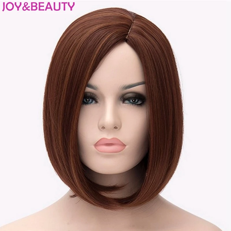 Парик JOY & BEAUTY из термостойких синтетических волос 3 стиля черный синий темно