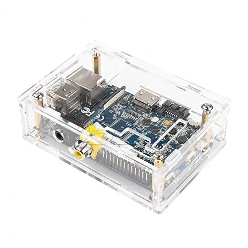 Banana Pi M1 A20 Dual Core 1GB RAM Open-source Development Board &amp Transparent Clear Acrylic Case Box for | Компьютеры и офис