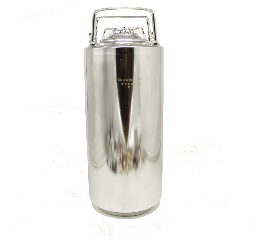 

24.5L 304 Stainless Steel Ball Lock Keg Brewed Beer Growler Wine Pot Beer Growlers Unbreakable Homebrew Carbonating