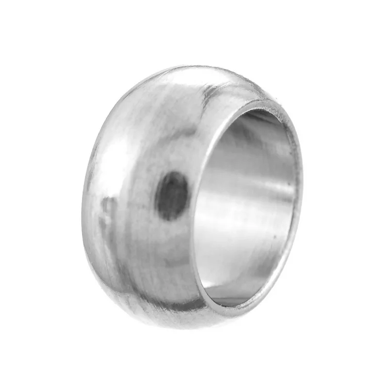 Новинка 2017 нержавеющая сталь круглые бусины с большим отверстием сделай сам мода