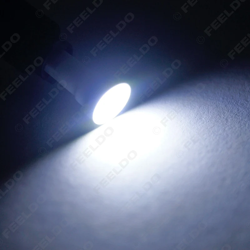 FEELDO 10 шт. Super T5 Power 1 Вт 1LED Автомобильные светодиодные клиновидные панели освещения