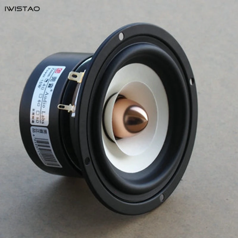 4 дюйма HIFI полный спектр динамик Номинальная мощность 12 Вт для настольного Аудио Книга полка динамик s ламповый усилитель DIY