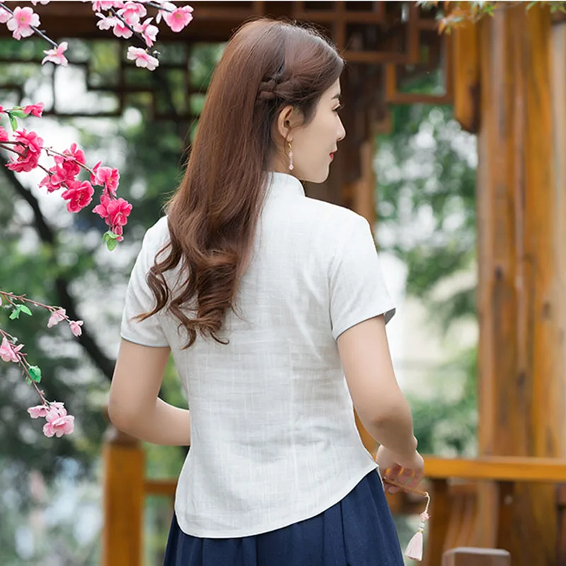 Винтажная Элегантная футболка женская топ Blusas Feminina с вышивкой Harajuku летняя одежда