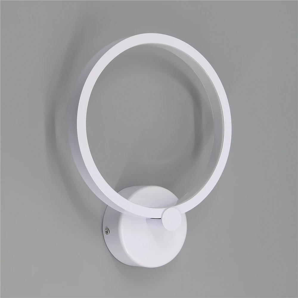 Круглая настенная светодиодная лампа комнатное бра для спальни прикроватного