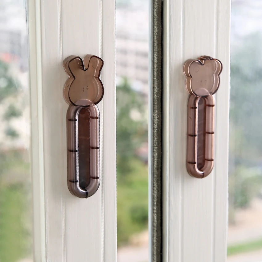 2 шт./компл. окна вставить наклейки шкаф дверные ручки замок ручка Стекло