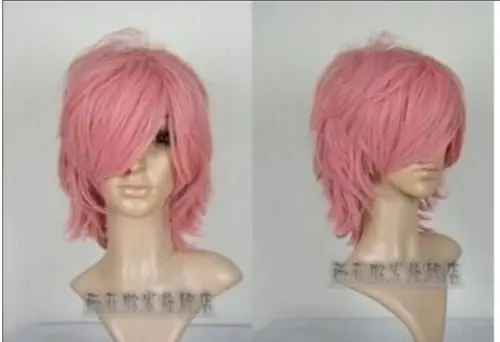 Оптовая цена Горячее Надувательство TSC ^ Прохладный розовый прямо косплей парик |