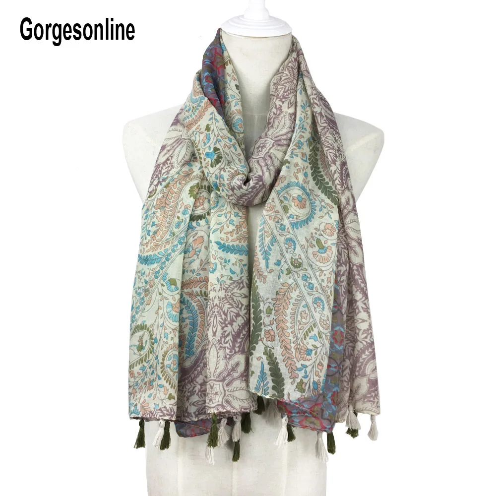 Длинный хлопковый шарф с кисточками 165 цветов|printed scarf|hijab scarfscarf long |