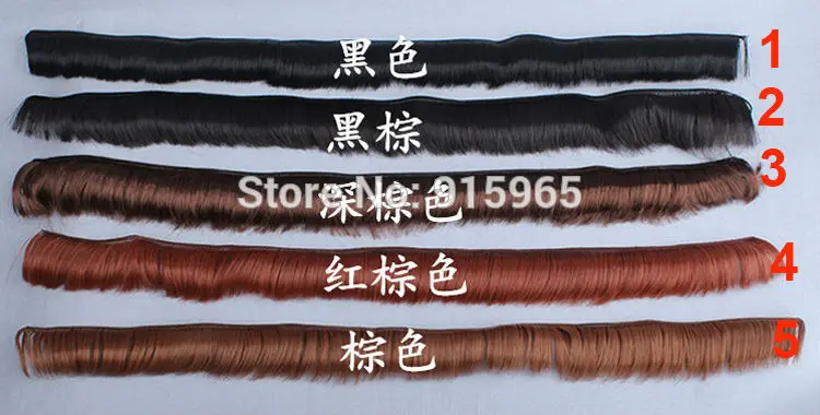 5 см 15 25 35 прямые золотистые коричневые черные Natrual Color doll Hair для 1/3 1/4 BJD Doll Diy |