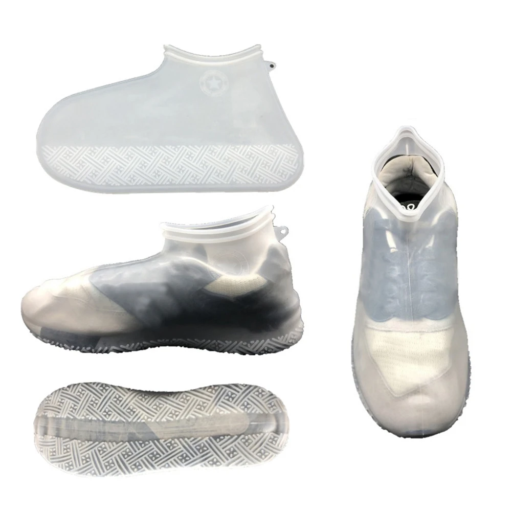 1 пара Чехлы для обуви многократного применения Водонепроницаемые силиконовые