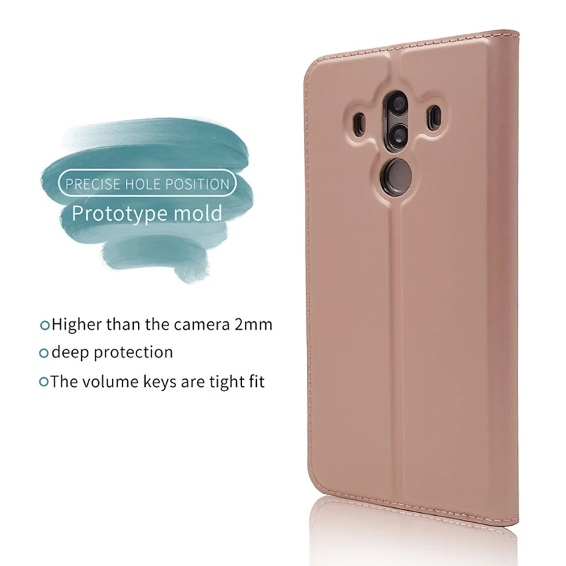 Чехол для Huawei Mate 10 Pro Кожаный флип-чехол Lite Mate10 чехлы | Мобильные телефоны и