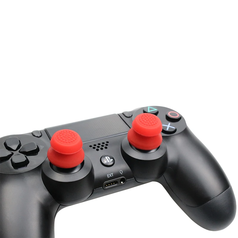 2 шт силиконовый джойстик Grip Кепки для PS 4 аналоговый Защитная крышка чехол PS4 Pro Slim