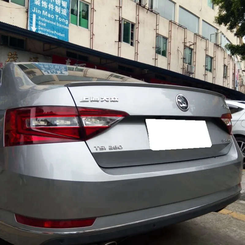 Используется для skoda superb спойлер 2015 2016 2017 superblip высокого качества ABS Материал