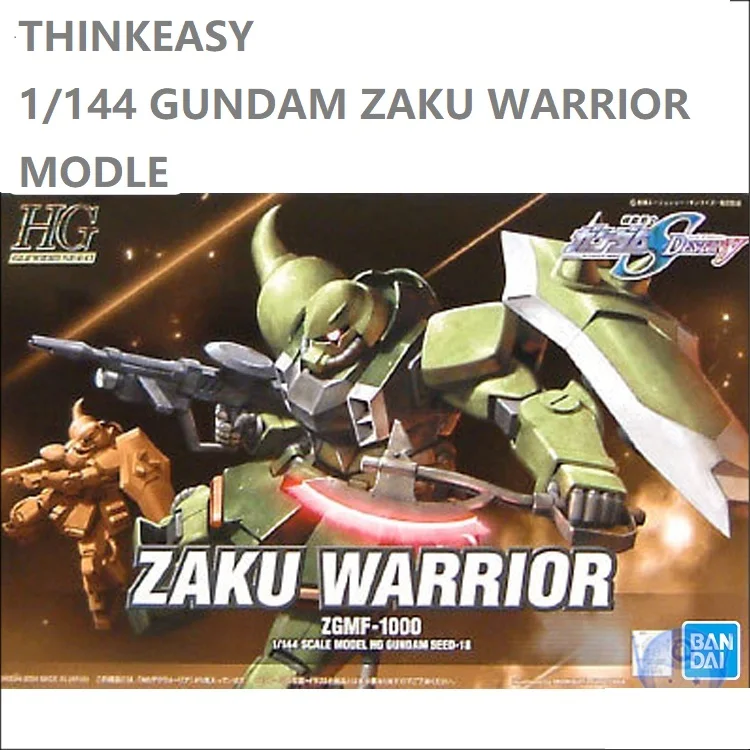 Оригинальный Gundam HG 1/144 модель GUMDAM SEED delivery ZAKU WARRIOR мобильный костюм происхождение