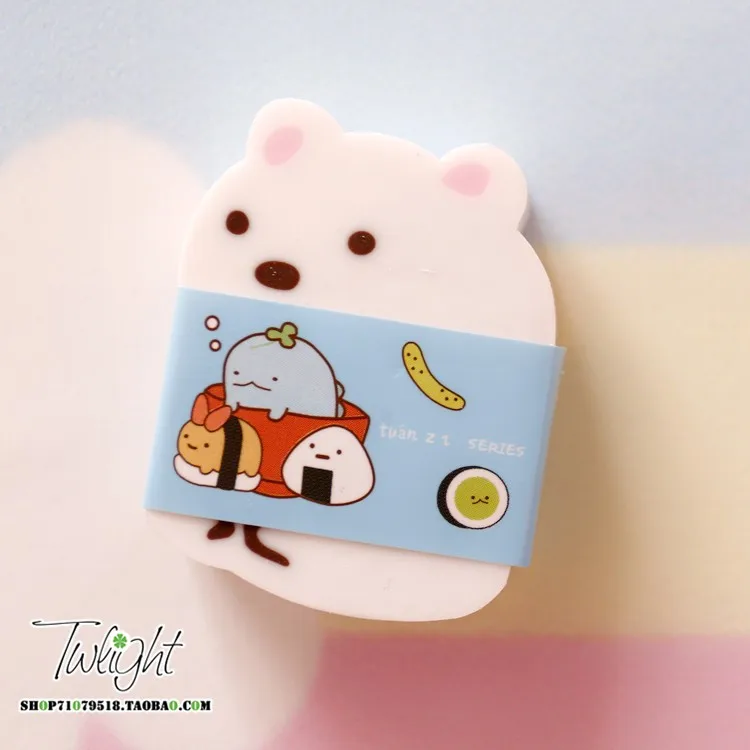 4 шт./лот Kawaii Rilakkuma Sumikko Gurashi резиновый ластик коррекция детский приз рекламный подарок студенческие школьные канцелярские принадлежности