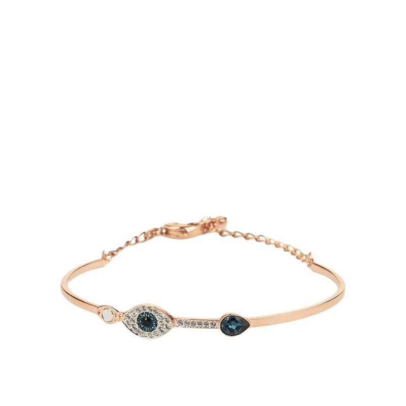 Gold5171991 Подлинный и абсолютно браслет Swarovski Duo Evil Eye - Окраска металла: Gold5171991