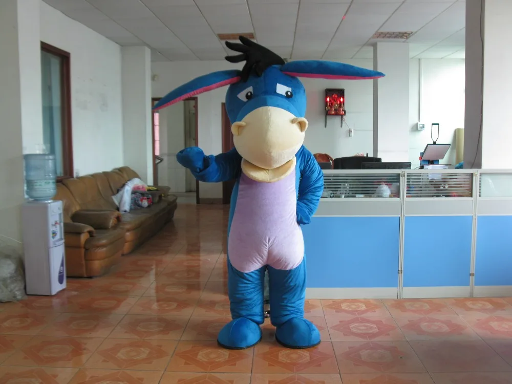 

Hot Sale Adult Donkey Mascot Costume Fancy Dress Halloween Cartoon Party Costumes