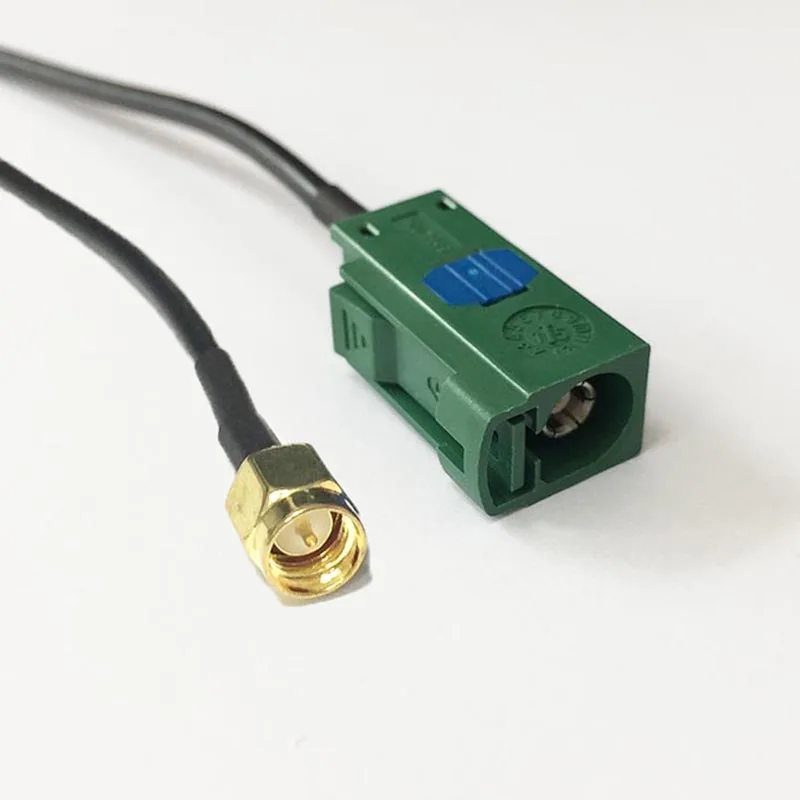 Автомобильный тв Удлинитель SMA штекер для Fakra E женский RF кабель RG174 20 см 8 дюймов