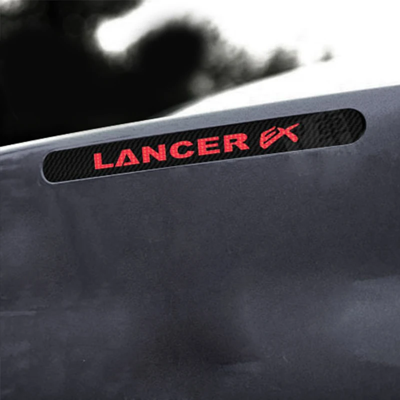 Углеродное волокно Тормозная Стикеры для Lancer Ex 9 до 10 лет высокое расположены