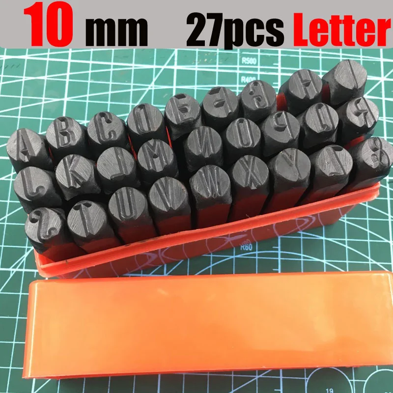 10mm Number Кожаное буквенно-цифровое уплотнение инструмент для работы седло инструмент для изготовления гравировки Кожа ремесло штамп штамповка твердого металла инструмент для печати - Цвет: 10mm Number