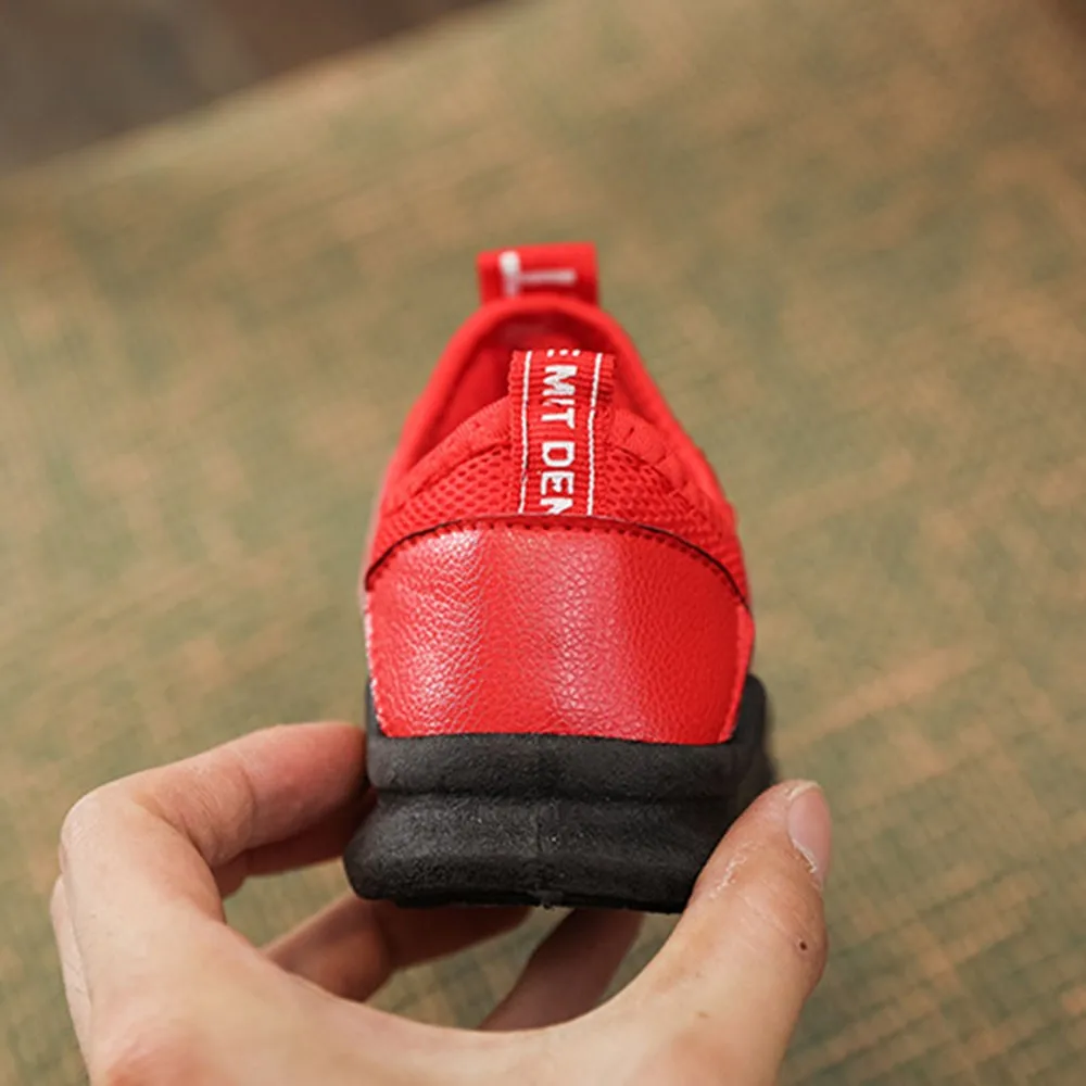 2018 крутые детские кроссовки для девочек и мальчиков Легкая дышащая повседневная