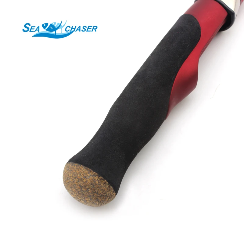 Высококачественная красная мини-удочка для подледной рыбалки карбоновая удочка