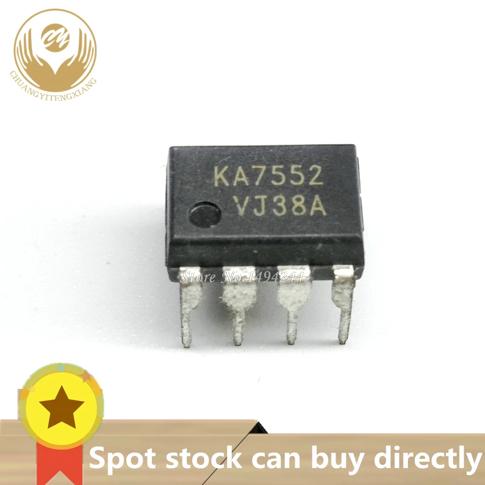 Пятно новый KA7552BPN KA7552A KA7552 DIP 8 встроенный блок питания чип 20 шт./лот|Реле| |