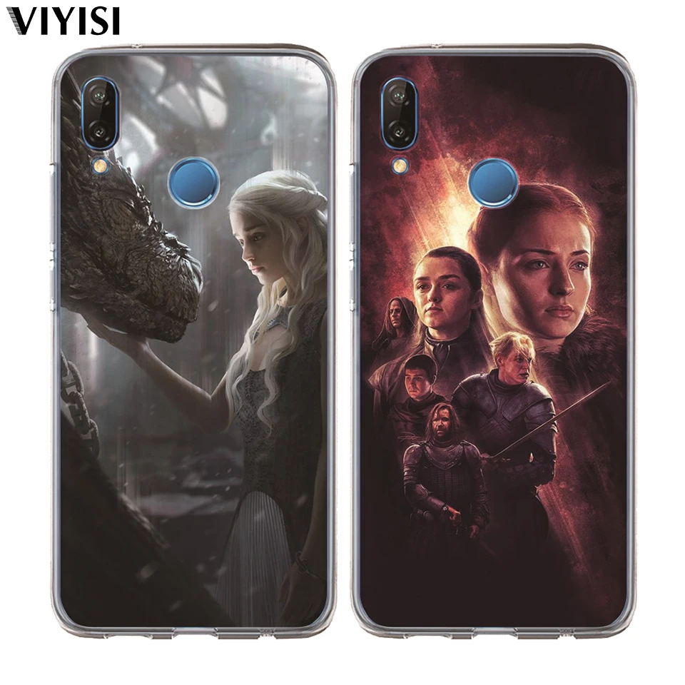 Case For Huawei Nova 3i 2 Plus Y5 2018 Y6 II Pro Y7 Smart P8 P9 Lite Game Thrones Jon Snow Tyrion Night King Soft Silicone Cover |