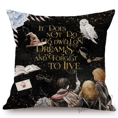 T238-24 Bookish Readig Book Classic Novels Art Quotes Letter Print Library литературный чехол на диванную подушку из хлопка и льна - Цвет: T238-24