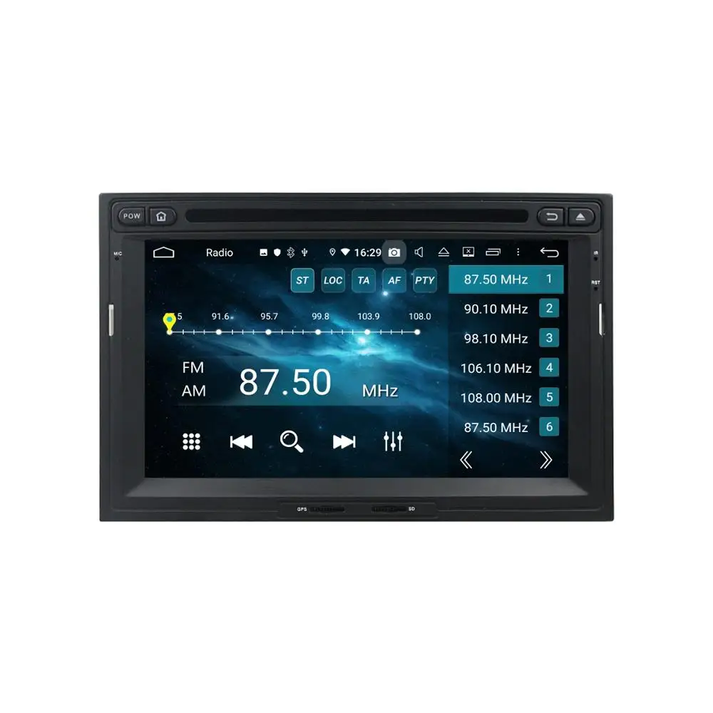 Автомагнитола CarPlay PX6 Android 10 4 Гб + 64 ГБ DVD GPS для Peugeot 3008 5008 Partner Citroen Berlingo 2010 2016 Bluetooth 5 0