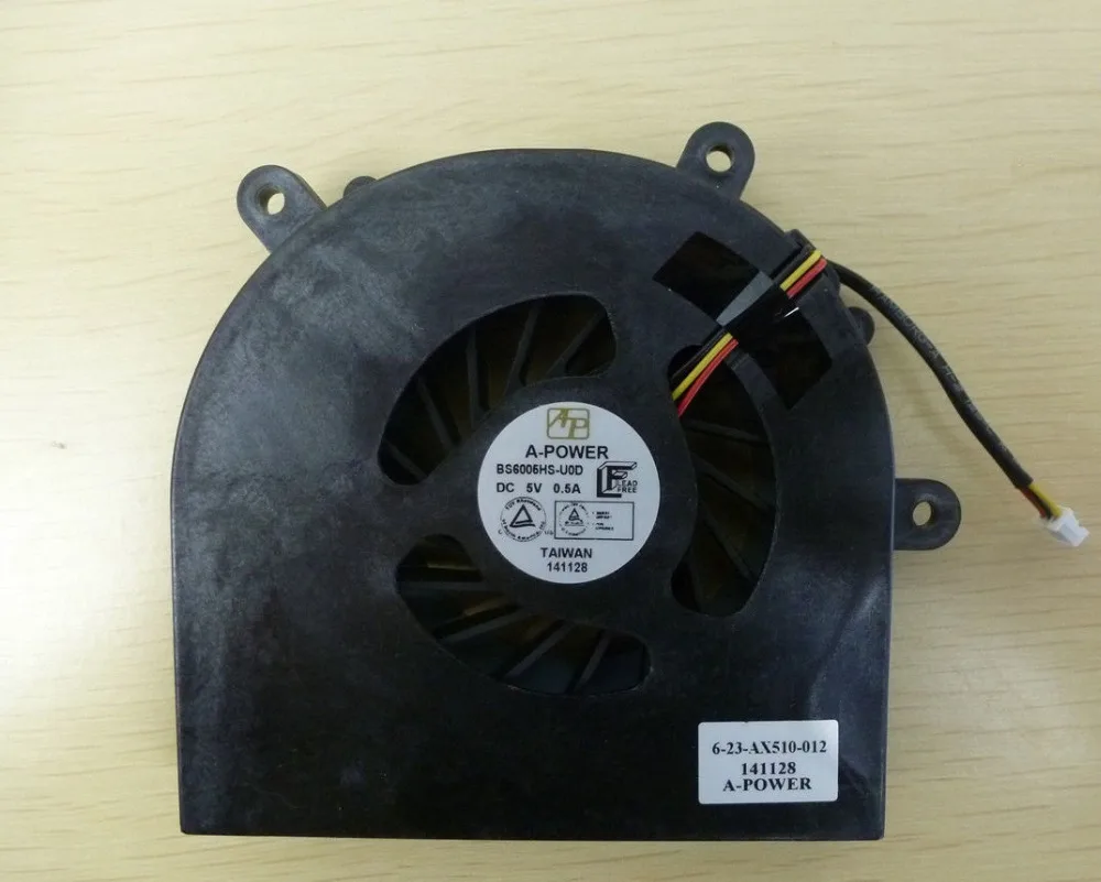 

SSEA New Original CPU Cooling Fan 6-23-AX510-012 For Clevo NP8150 NP8130 NP8170 NP9150 P150 P150EM