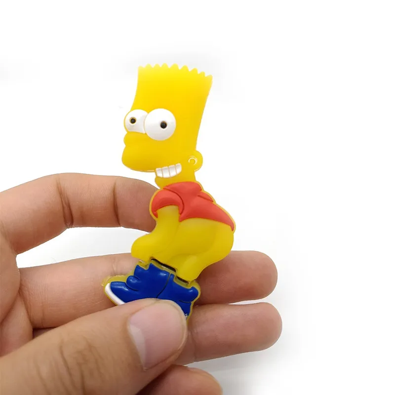 Usb флеш-накопитель Bart 64 ГБ 32 16 8 4 Гб карта памяти мультипликационного персонажа в