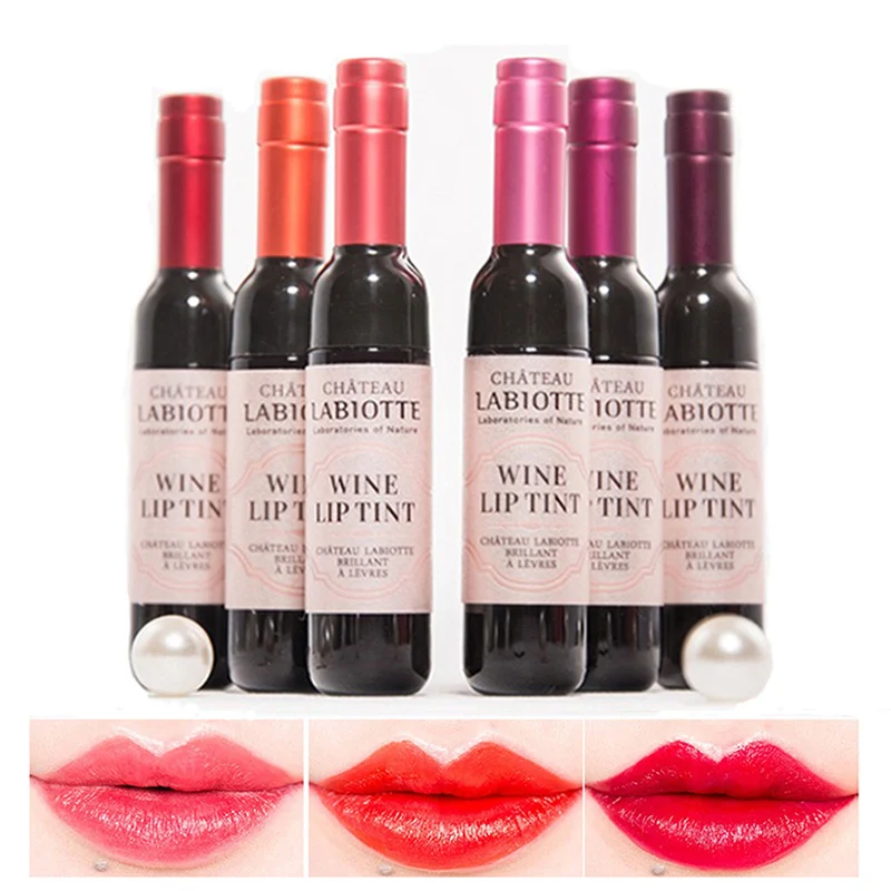 2016 Новый Блеск Для Губ Увлажняющий Красное вино Форма Оттенок Ребенка розовые