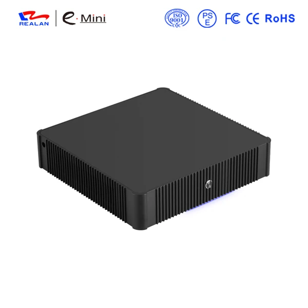 Мини ПК двойной Nic 4xCOM безвентиляторный Celeron j1900 Win7/Linux/Windows Настольный тонкий