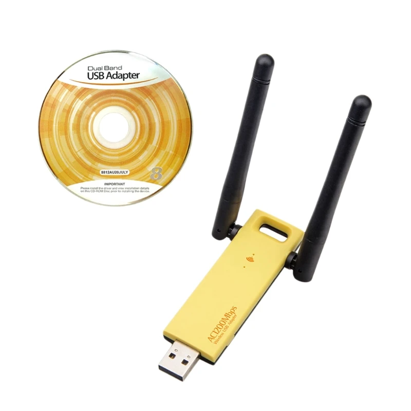 AC1200Mbps Двухдиапазонная беспроводная сетевая карта USB 3,0 Ультра-Быстрый Wifi ретранслятор AP