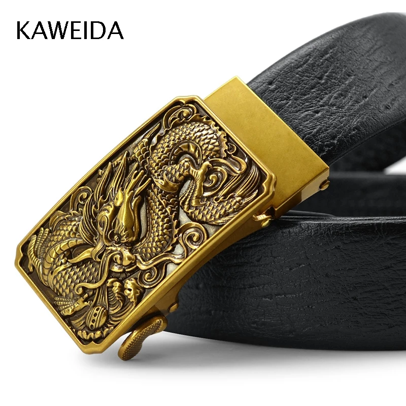 Дизайнерские ремни KWD для мужчин 2019 роскошный ремень с автоматической пряжкой в