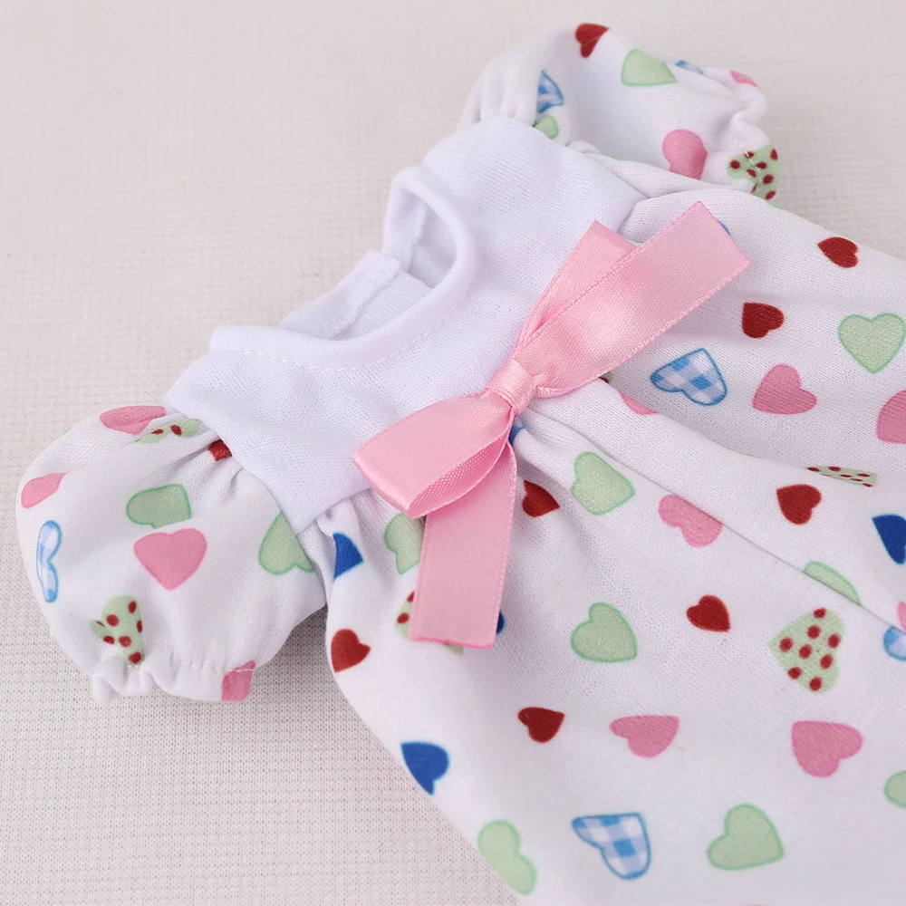 NPK Кукла Reborn Baby DOLL Одежда костюмы 10 дюймов 25 см модная детская одежда Розовый