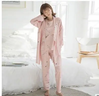 3 шт./комплект Хлопковая пижама для беременных|Сон и отдых| |