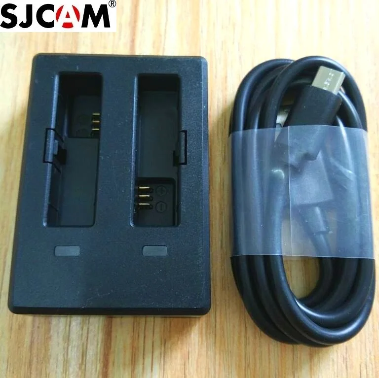 SJCAM M20 900 мАч запасной перезаряжаемый литий-ионный аккумулятор и зарядное устройство аксессуары для SJCAM M20 2K WiFi Спортивная камера DV - Цвет: charger and cable