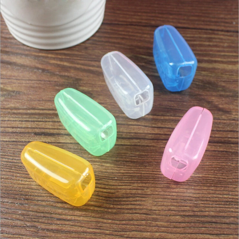 5 шт. пластиковый футляр для зубной щетки чехол путешествий кемпинга портативная