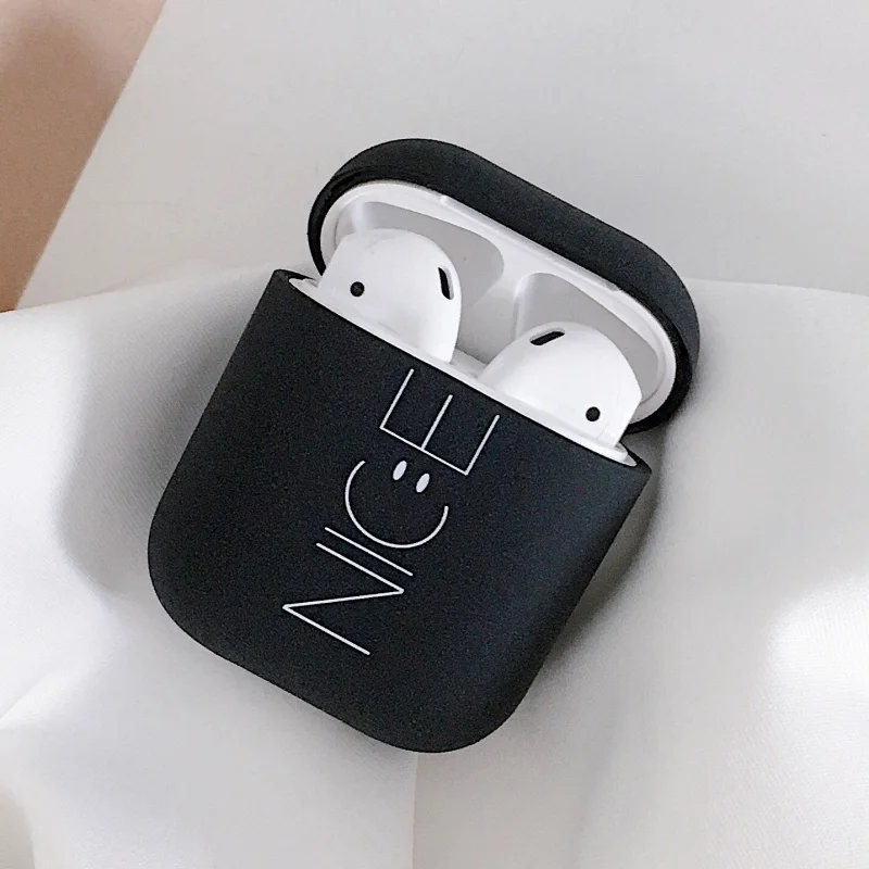 Style 8 Модный чехол для наушников для Apple Airpods 1/2, чехол с милой надписью Love, Bluetooth, беспроводной чехол для наушников, мягкий силиконовый чехол для зарядки - Цвет: Style 8