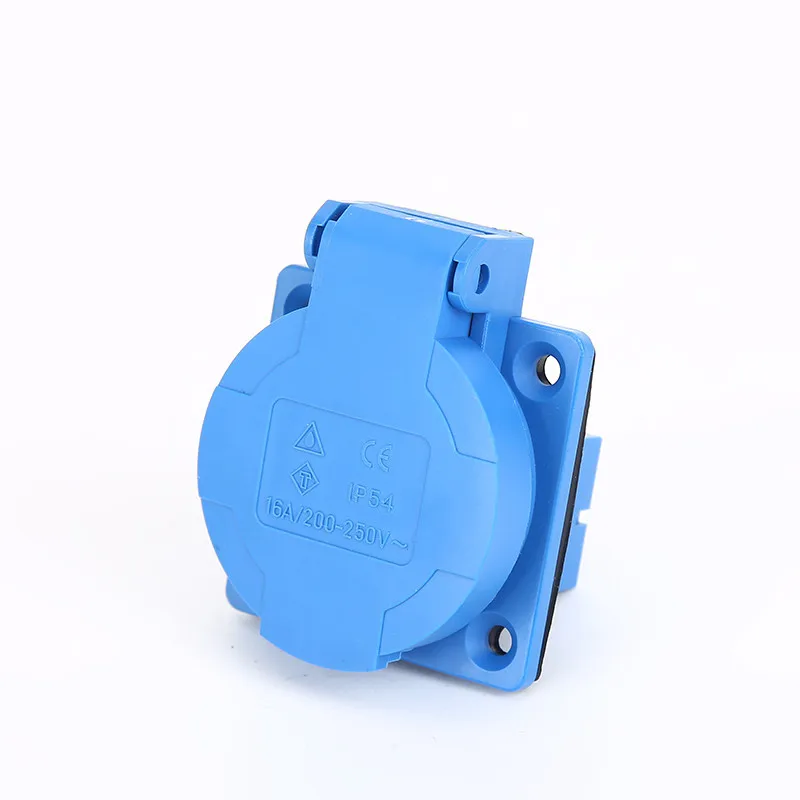 16A 2P IP44 250v европейские спецификации промышленная розетка для кондиционирования