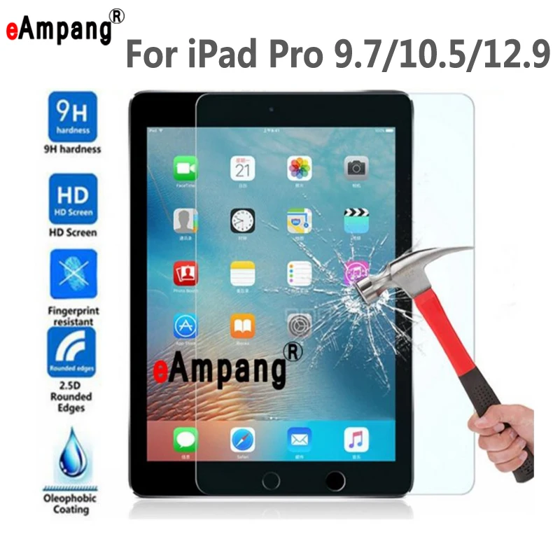 Закаленное стекло для Apple iPad Pro 12 9 10 5 7 дюймовый устойчивый к царапинам экран